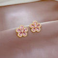 Pendientes de Flor morada