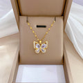 Collar de mariposa