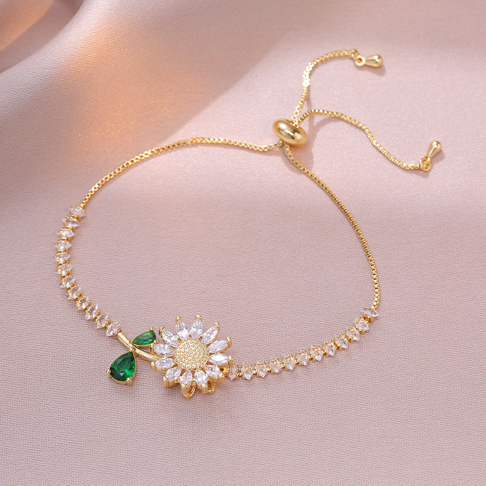 Pulsera con Movimiento de Girasol