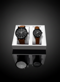 Reloj Q&Q - Pareja Pulso Cuero