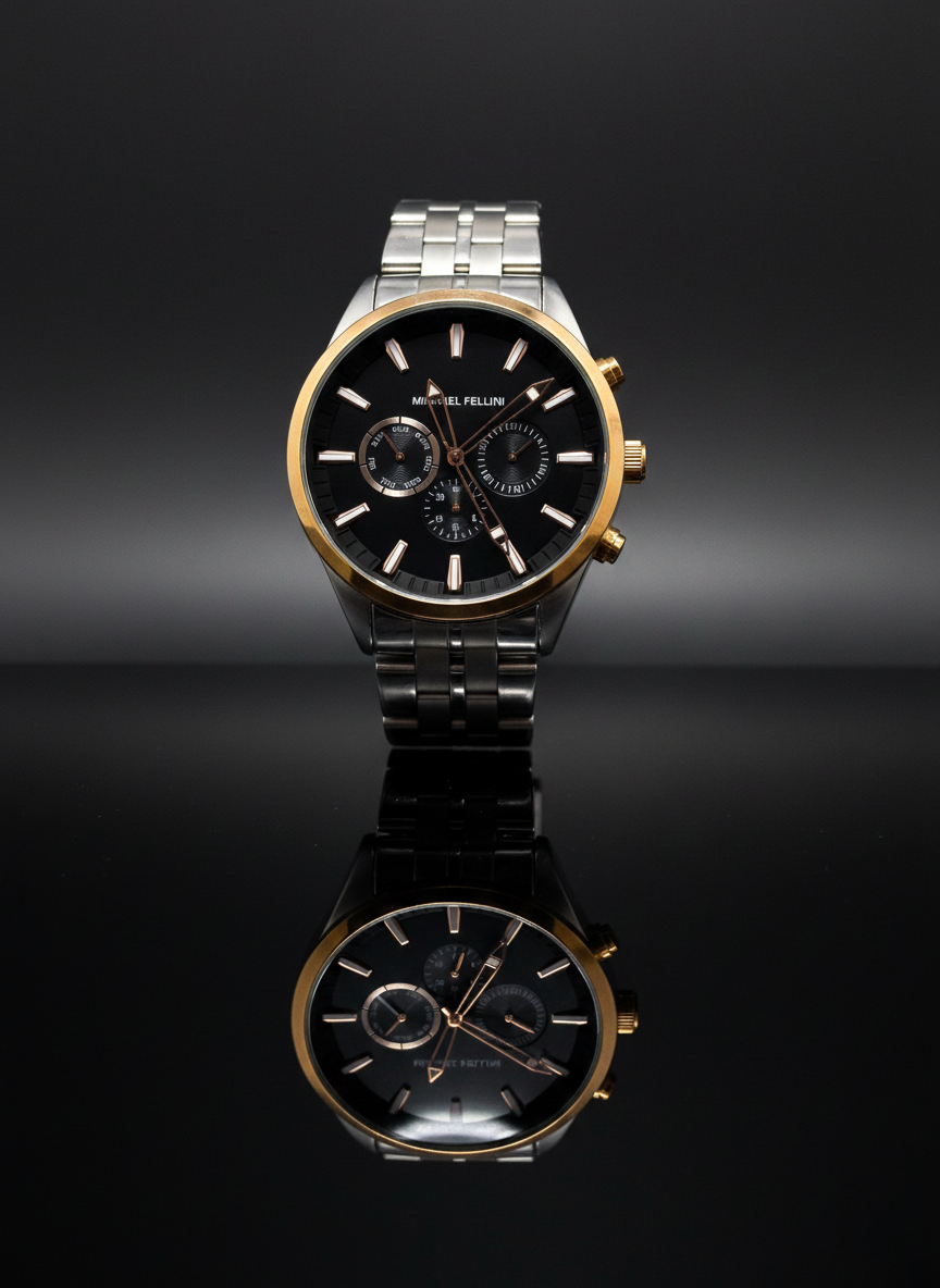 Reloj Michael Fellini- Metálico Caballero
