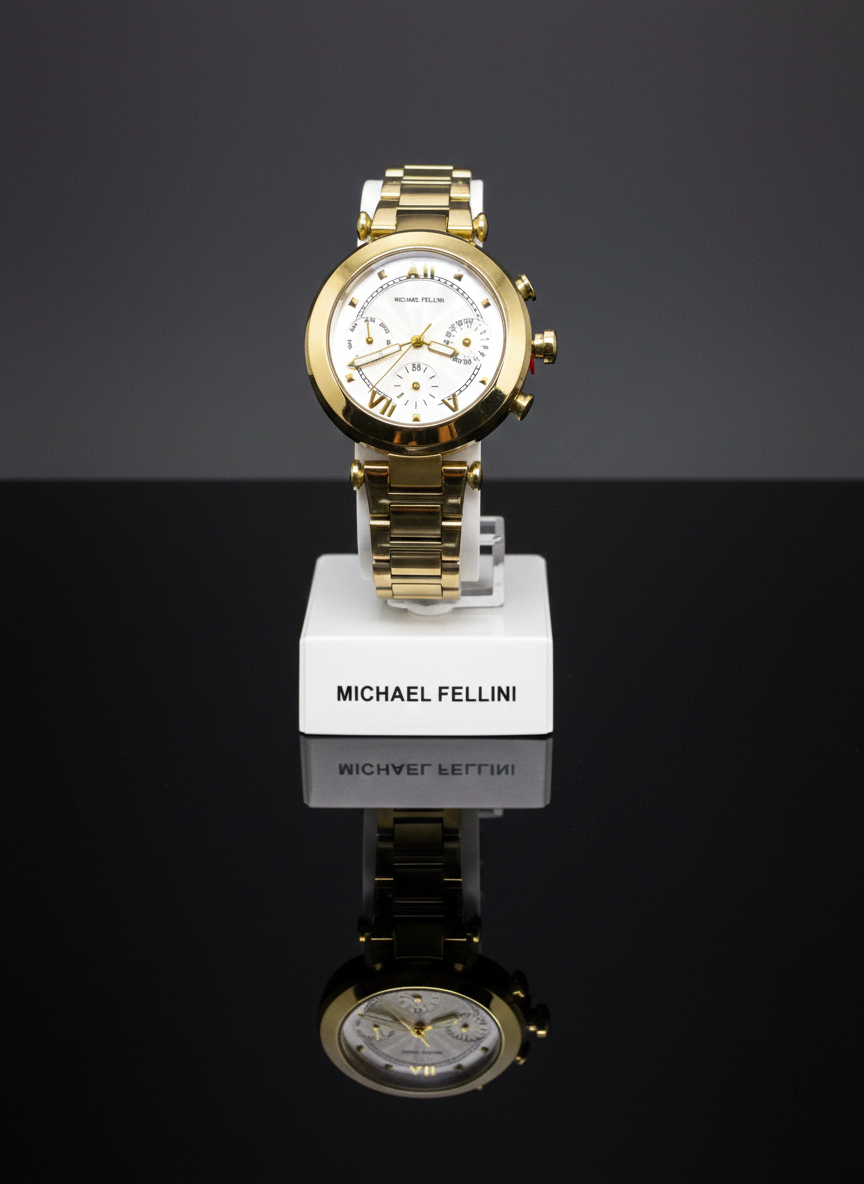 Reloj Michael Fellini - Metálico Dama