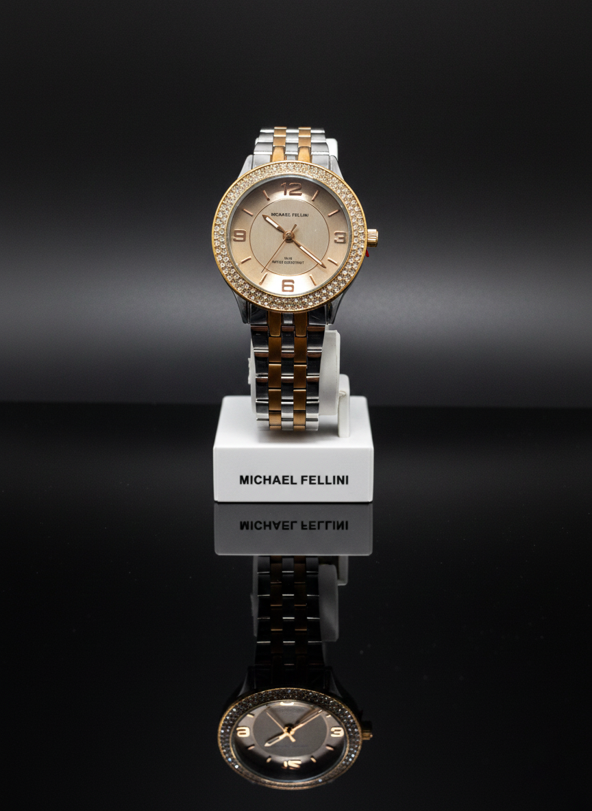 Reloj Michael Fellini - Metálico Dama