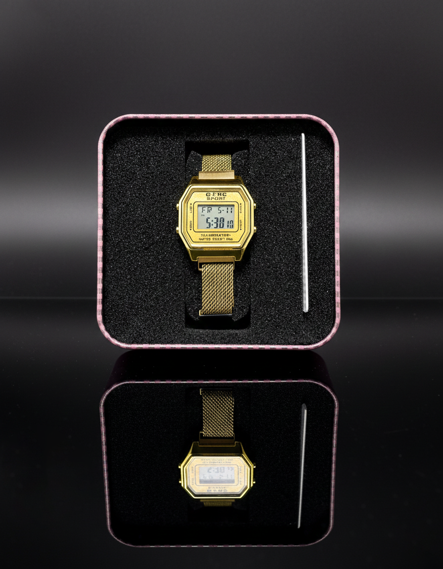 Reloj G-Force Sport Dorado Dama